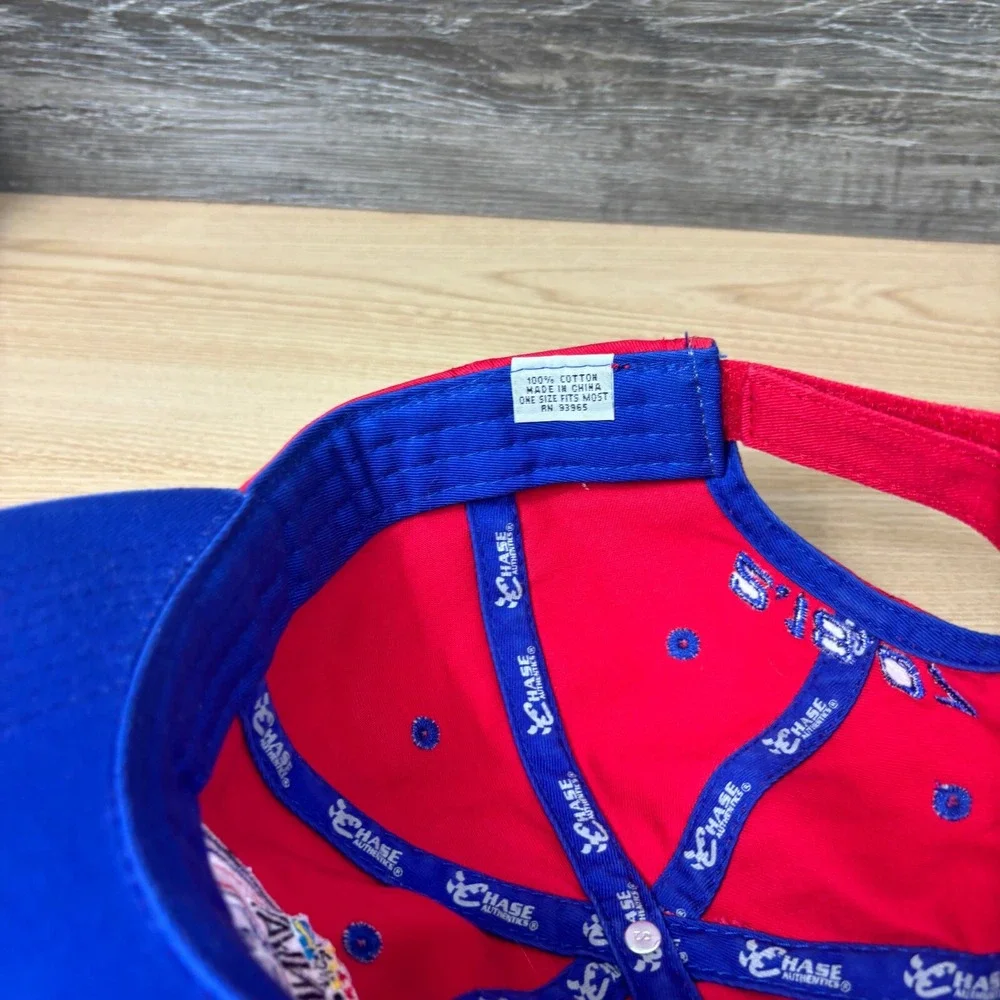 Vintage‎ Nascar Hat Cap Strap Back Red Daytona 500 Racing Race Car Adjustable